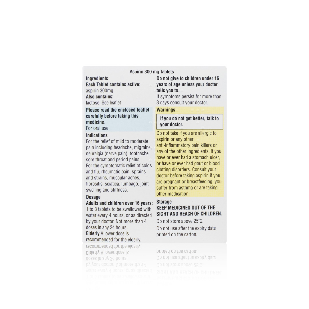 Aspirin (300mg x 32) - Image 2