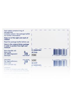 Alternative view of Wegovy 4mg Tablets (x 30)
