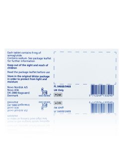 Alternative view of Wegovy 9mg Tablets (x 30)