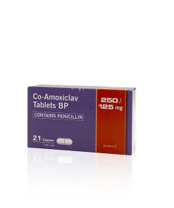 Co-Amoxiclav Tablets 250/125mg (21 pack)