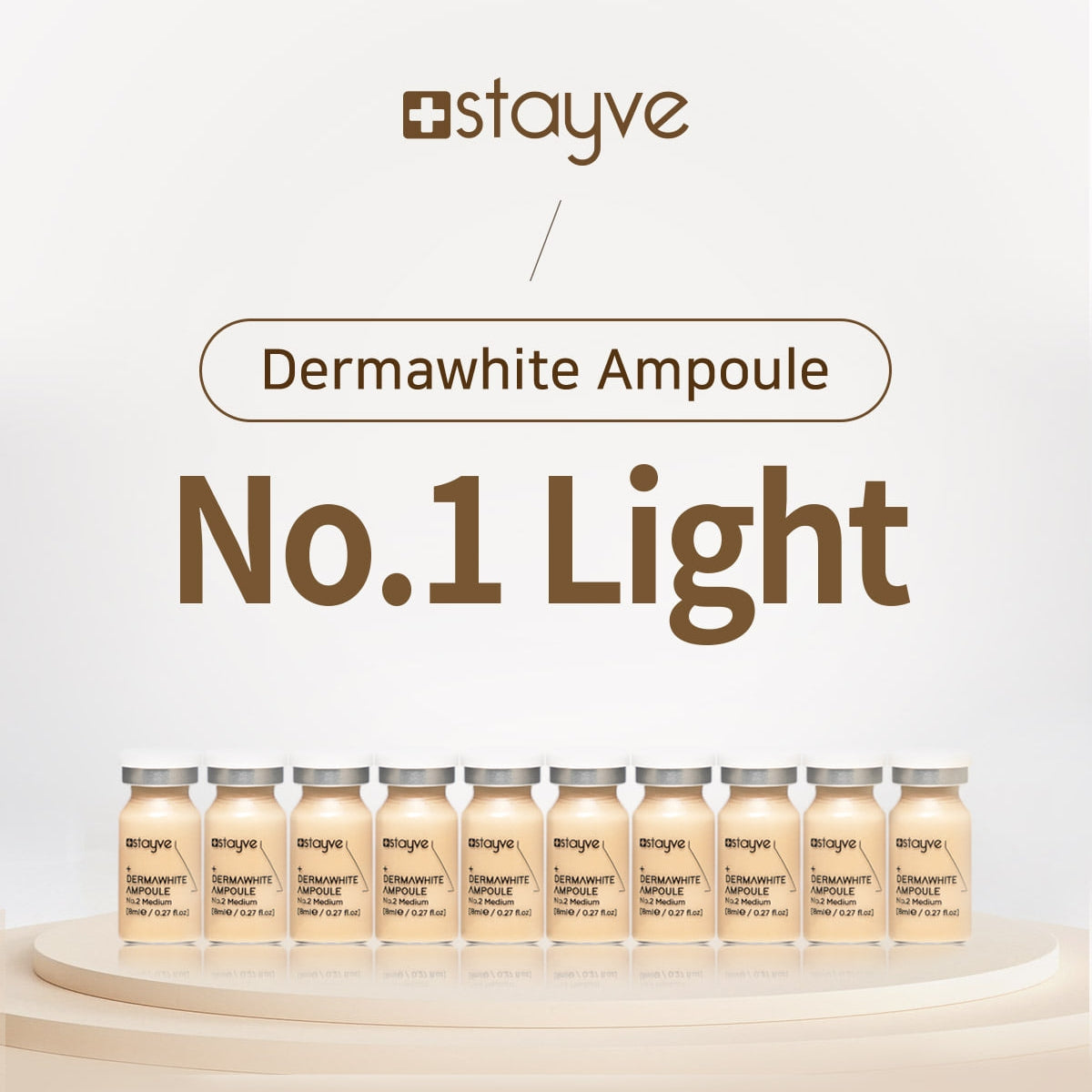 Stayve BB Glow Dermawhite Ampoule - No 1 Light (8ml x 12 vials) - Image 5