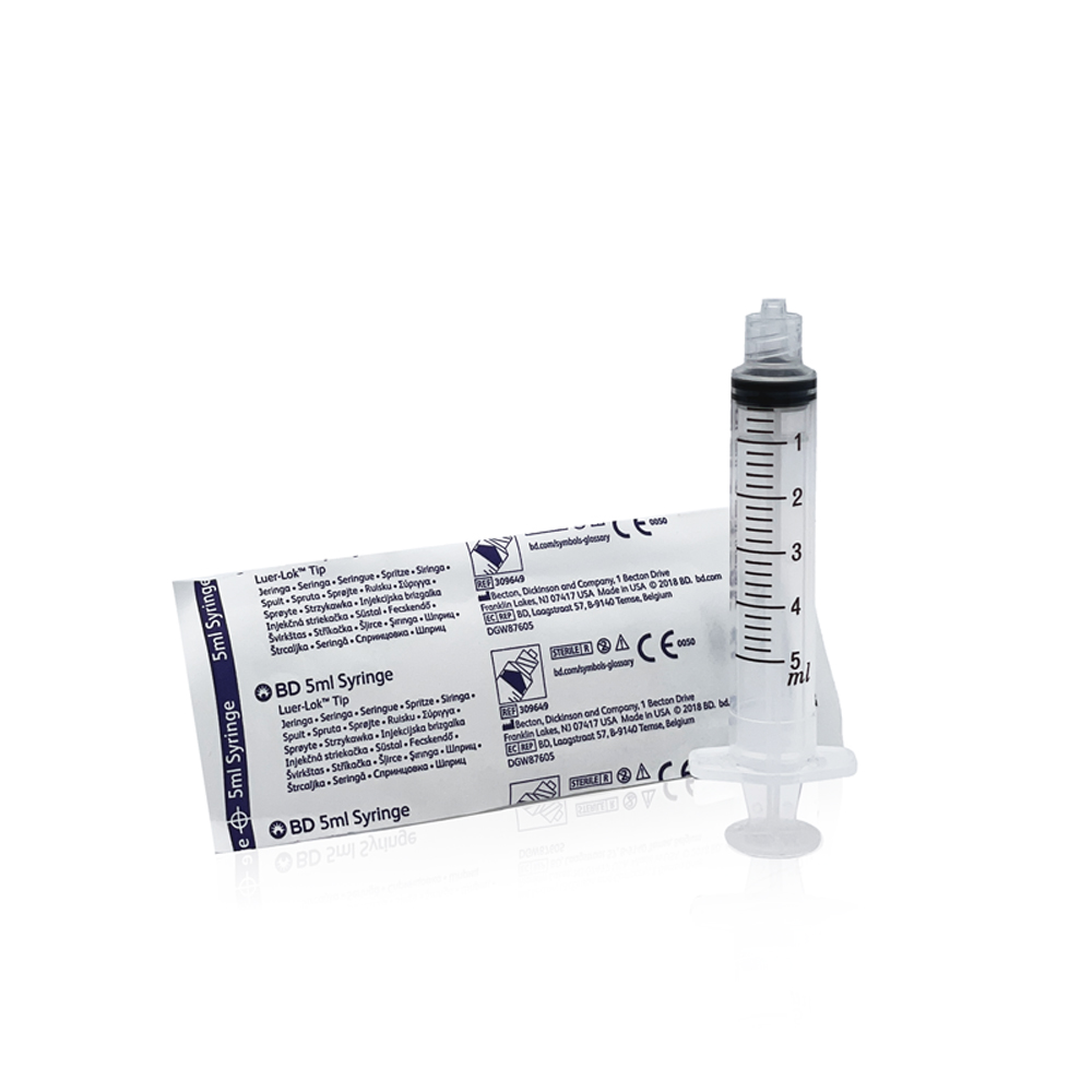 BD Luer-Lok Syringes 5ml (Box of 125)