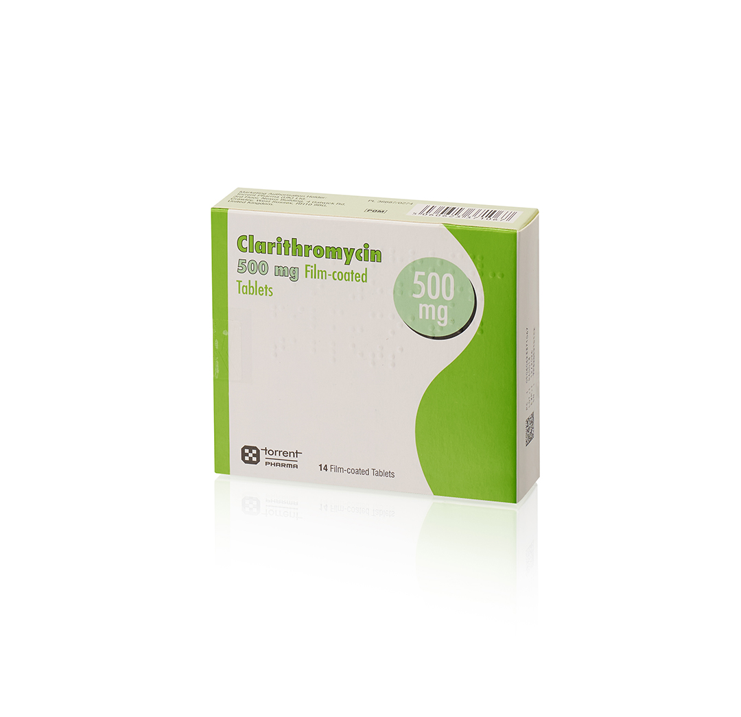 Clarithromycin Tablets 500mg (Pack of 14) - Image 2
