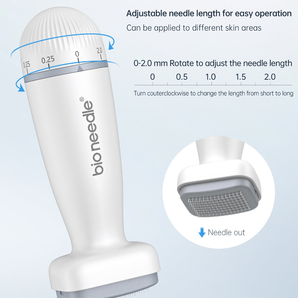 Bio Needle Adjustable Derma Stamp Micro Needling Tool For Hair Growth - Image 5