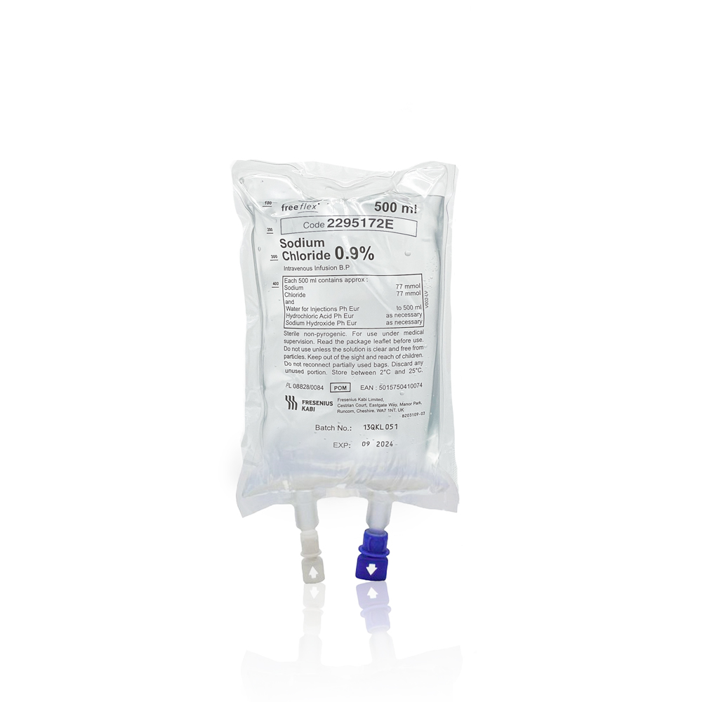 hydroxocobalamin &ndash; Freeflex NaCl 0.9% No.1 Solution (500ml) at Fox Pharma