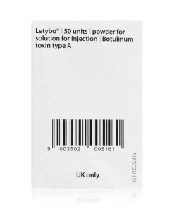 Alternative view of Letybo 50IU (Single Vial)