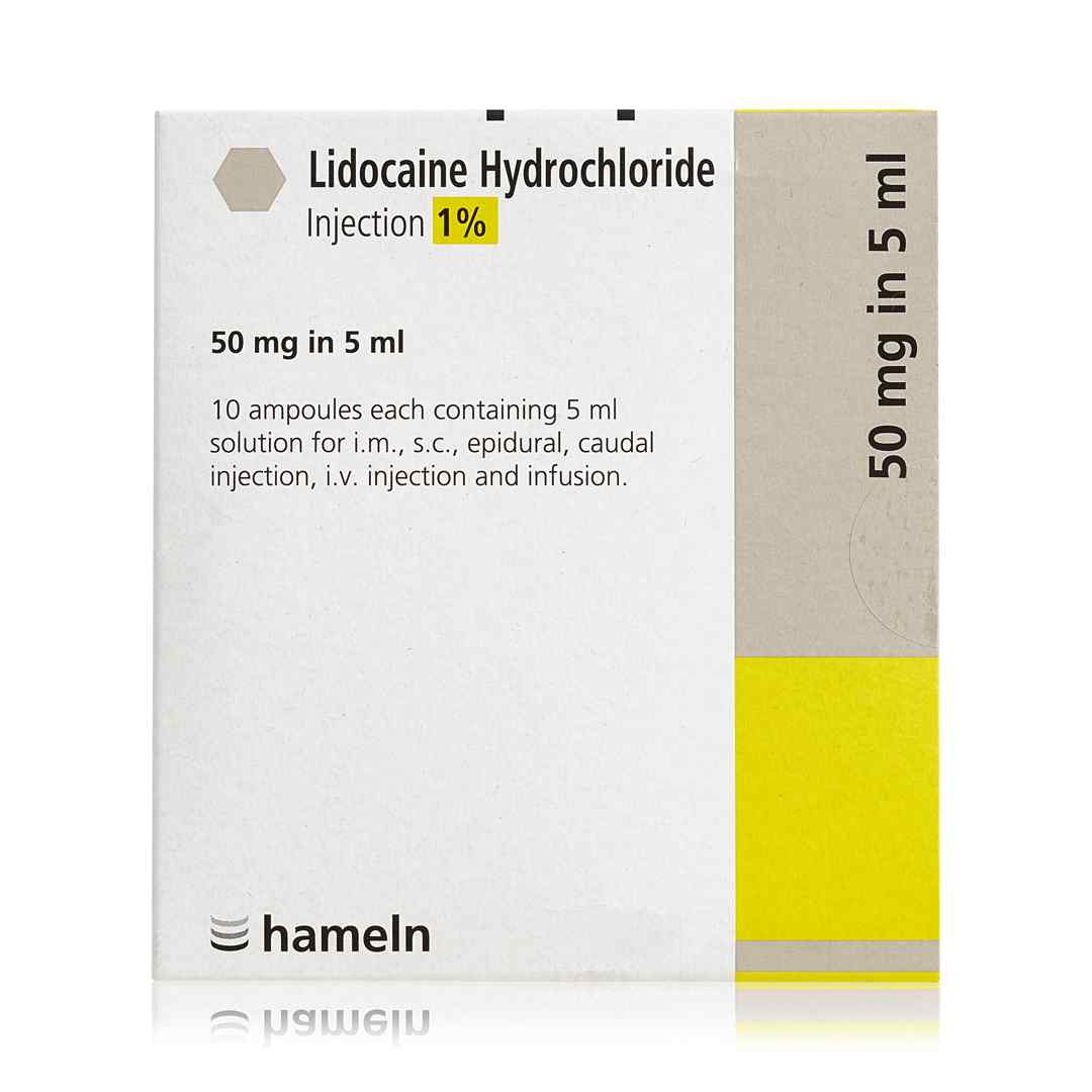 Lidocaine Hydrochloride 1% (5ml each) x 10