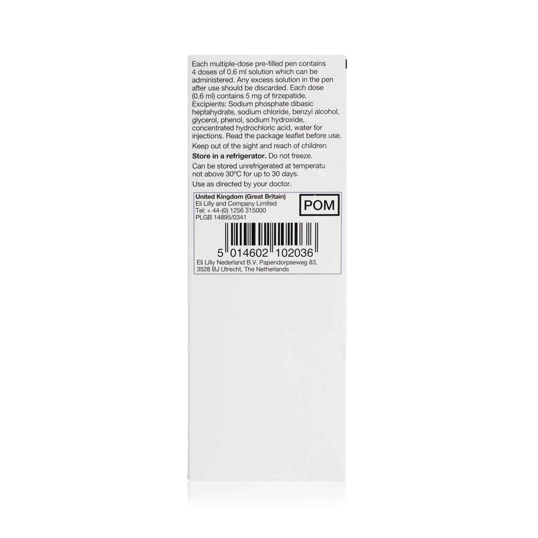Mounjaro Kwikpen 5mg/0.6ml Lilly 2.4ml - Image 2