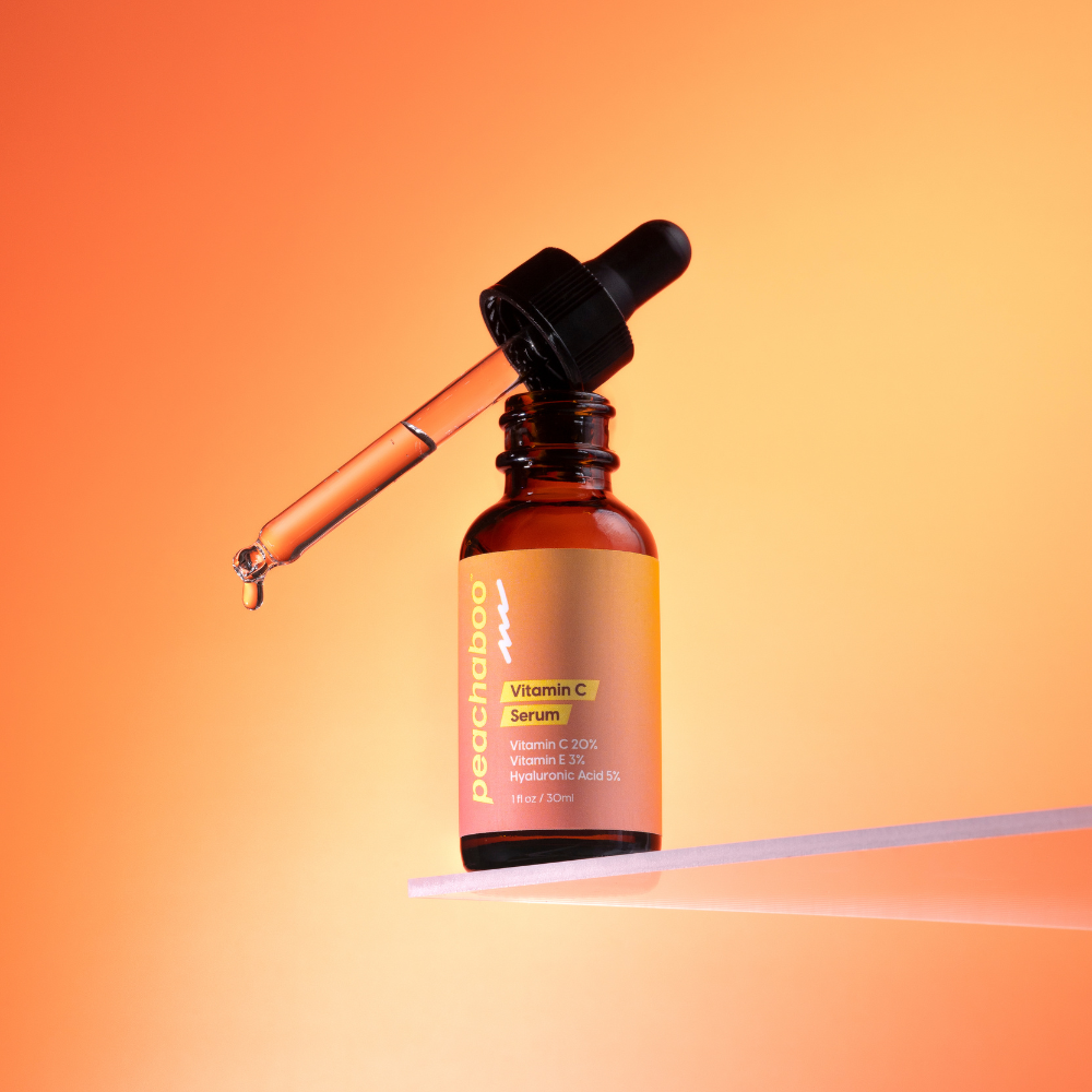 Peachaboo Serum Pack of Three - Vitamin C, Hyaluronic Acid & Peptide Complex - Image 3