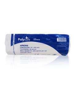 White Plastic Aprons (x 200)
