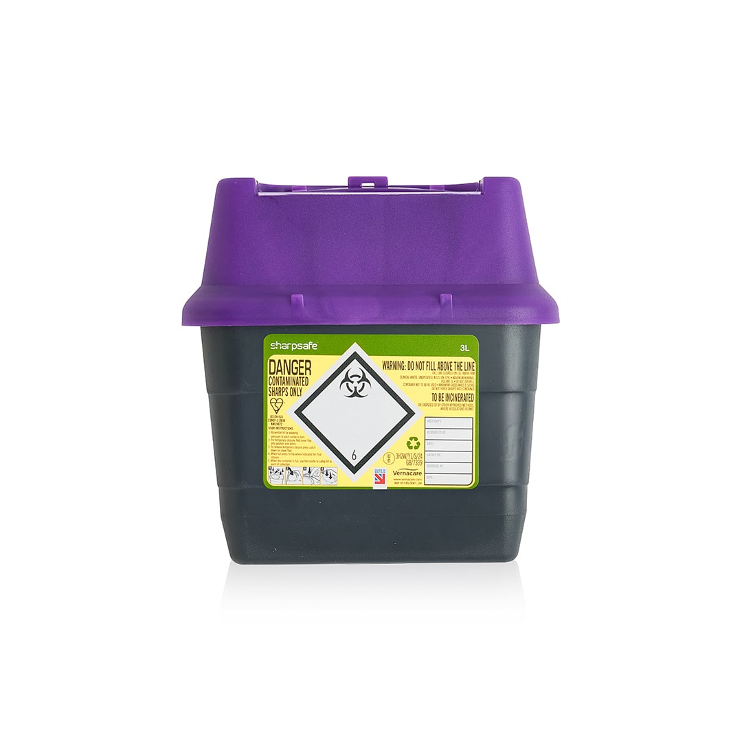 Sharps Bin 3L (Purple)