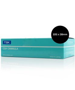 TSK Closed Single Hole Cannula 22G x 38mm (1 1/2″)