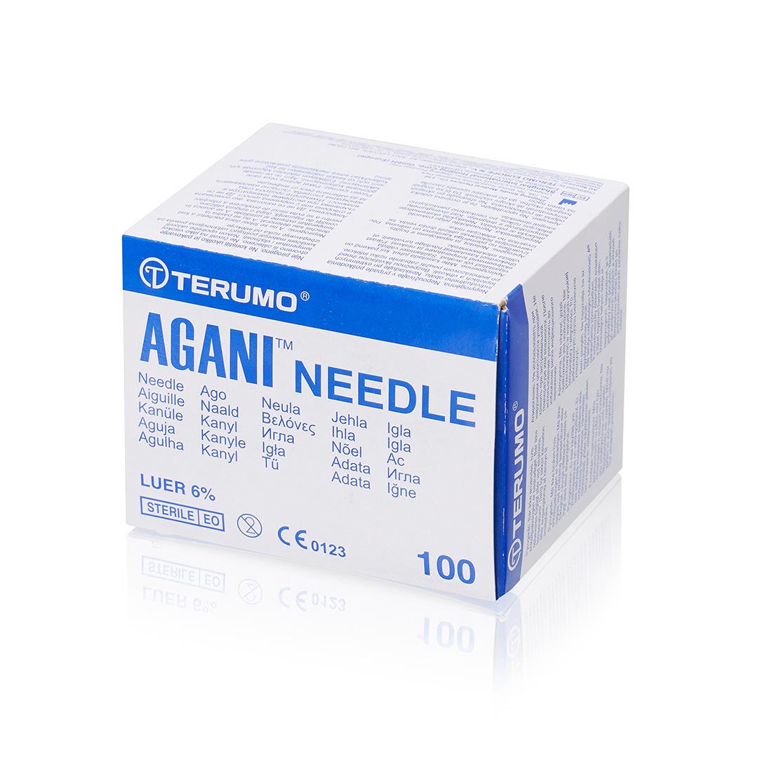 Terumo Agani Hypodermic Blue Needles 23G x 32mm (Box of 100) - Image 2