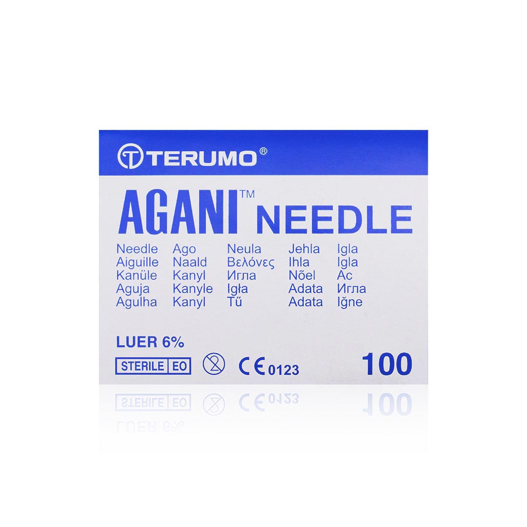 Terumo Agani Hypodermic Blue Needles 23G x 32mm (Box of 100)