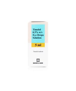 Timolol 0.5% Eye Drops (1 x 5ml)