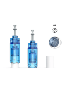 18 Pin Replacement Cartridges for A20 Professional Microneedling Pen (1 Pack of 10)